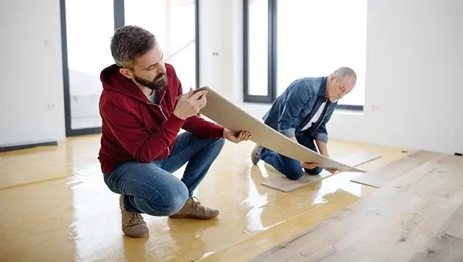 Vinyl installation | Bay Country Floors